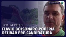 Flávio Bolsonaro diz que poderia retirar pré-candidatura à Presidência por um 'preço'
