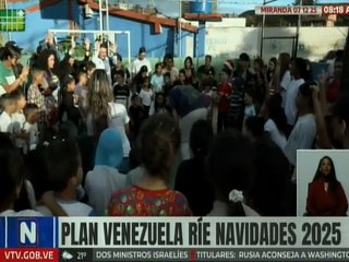 Miranda | Habitantes de la Comuna Maisanta Vive disfrutan del Plan Venezuela Ríe Navidades 2025