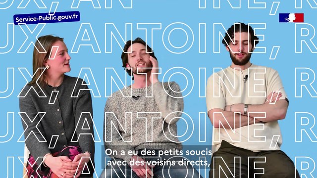 Épisode 3 : Margot, Antoine et Raphaël gèrent des troubles de voisinage avec Service Public