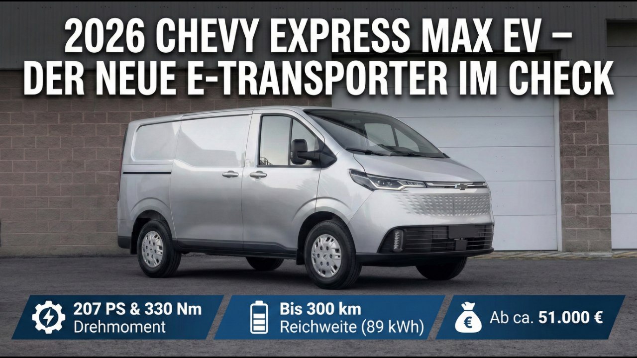 2026 Express Max EV im Detail – E-Transporter für die letzte Meile