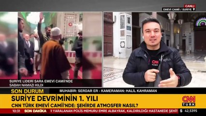 Suriye devriminin 1. yılı! CNN TÜRK Emevi Camii'nde: Şehirde atmosfer nasıl?