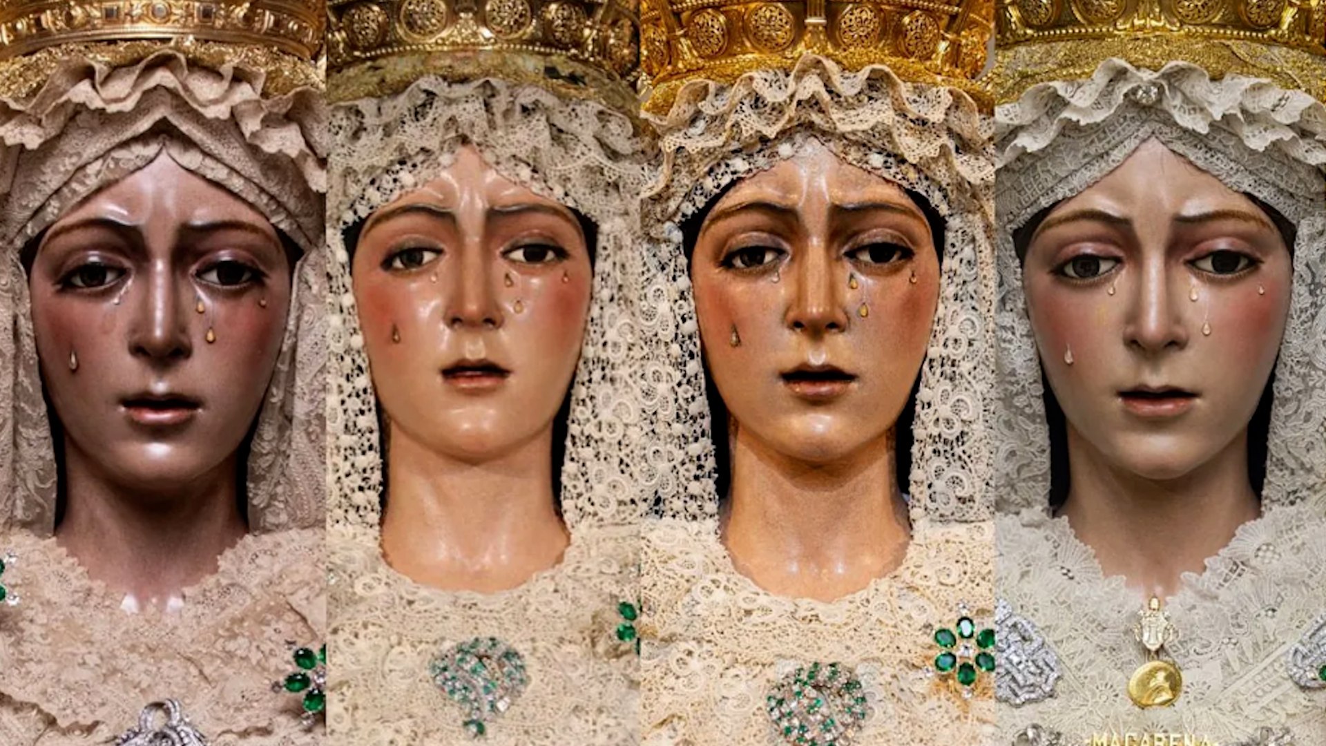 Colas para ver de nuevo a la Macarena en su altar