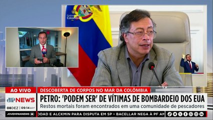 Presidente da Colômbia suspeita dos EUA por mortes no mar