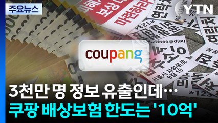 3천만 명 정보 유출인데...쿠팡 배상보험 한도는 '10억' / YTN