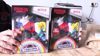 MY LITTLE PONY-UNBOXING PONY POST STRANGER THINGS THE SQUAWK PONY