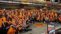 Les images de la célébration de McLaren pour le titre de Norris