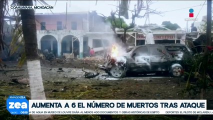 Ataque con coche bomba en Coahuayana, Michoacán, deja a seis muertos
