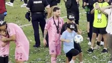 Mateo Messi sorprende con sus habilidades con el balón en los festejos del título de Inter Miami: consigue 'la vuelta al mundo'