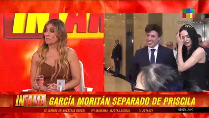 el motivo de la separación de roberto garcía moritán y Priscila Crivocapich