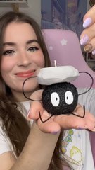 TUTO SCULPTURE FACILE 🌟 Bougeoir noireaude Ghibli en argile 🌱 Idée cadeau de Noël 🎁