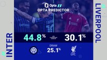 Inter v Liverpool - Opta Predictor