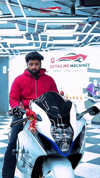 Premium Cosmo Gold PPF on Hayabusa | Customer-Trusted Detailing Machines