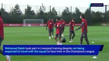 Salah trains with Liverpool squad after explosive interview