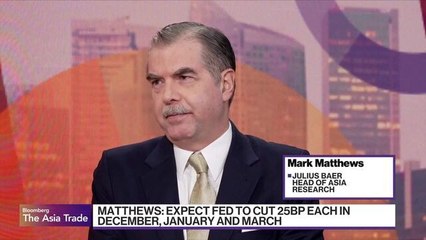 Investors Watching for 'Hawkish' Fed Rate Cut, Julius Baer Says