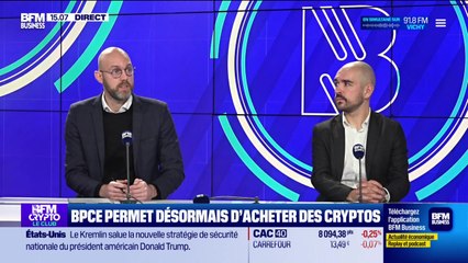 BFM Crypto, le Club : BPCE permet désormais d'acheter de cryptos - 08/12
