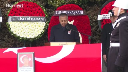 Şehit polis memuru Emre Albayrak için İstanbul İl Emniyet Müdürlüğünde tören düzenlendi