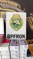 BPFron apreende 589 celulares e 3 notebooks sem nota fiscal na PR-323, em Tapejara
