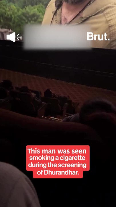Gurugram man smokes cigarette inside cinema hall