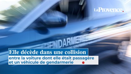 Elle décède dans une collision entre la voiture dont elle était passagère et un véhicule de gendarmerie