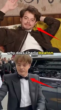 Why does Charlie Heaton look 30 years older? #celebrity #strangerthings #strangerthings5