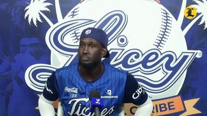 Declaraciones de Ronny Mauricio tras dar jonrón ganador ante los Leones del Escogido