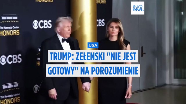 Trump: Zełenski nie jest gotowy do podpisania wspieranego przez USA porozumienia pokojowego