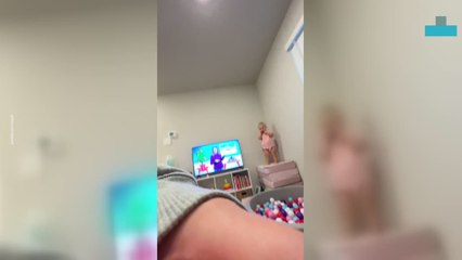 Toddler Daredevil Dives Into Ball Pit Without Hesitation