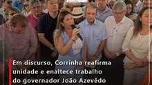 Em discurso, Corrinha reafirma unidade e enaltece trabalho do governador João Azevêdo