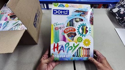 Unboxing & Review: DOMS Happy Colour Kit | Best Birthday Gift for Kids!