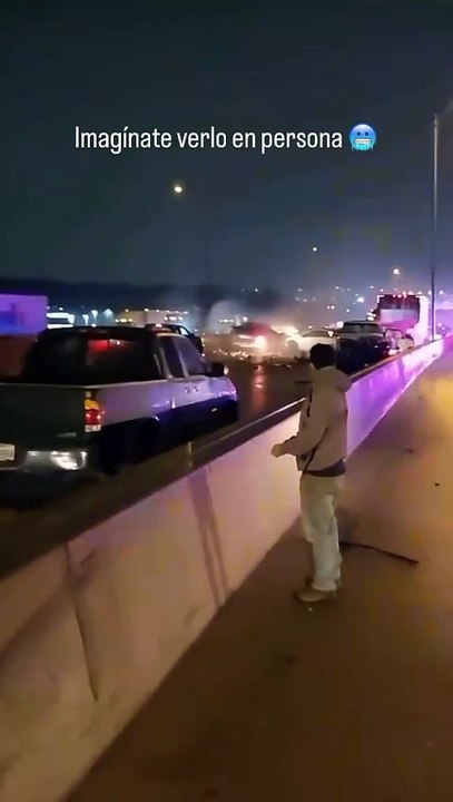Accidente múltiple mas de 100 carros