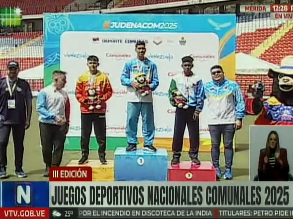 Mérida | Ministro para el deporte Franklin Cardillo acompañó a los primeros ganadores de atletismo