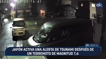 Japón activa una alerta de tsunami después de un terremoto de magnitud 7,6