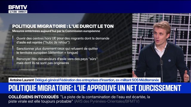 L'UE durcit sa politique migratoire: Antoine Laurent, ex-militant SOS Méditerranée, dénonce des mesures qui sont totalement contraires au droit international