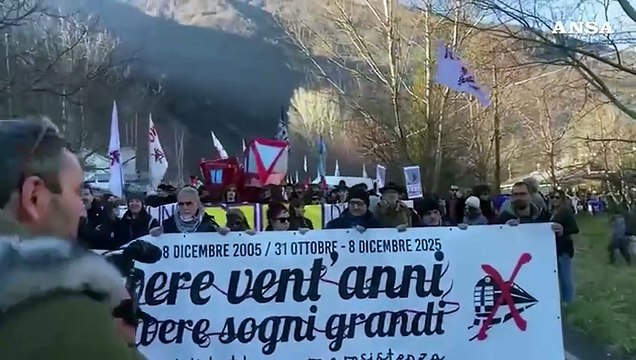 No Tav in marcia da Venaus a Susa per l'8 dicembre