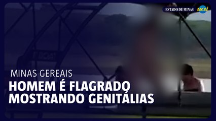 Homem é flagrado mostrando genitálias em condomínio de ranchos de MG