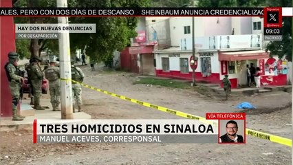 Sinaloa cierra el 7 de diciembre con tres homicidios y dos nuevas carpetas de investigación