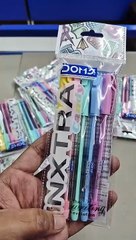 DOMS Inxtra Candy Ball Pens Unboxing & Review | Smooth Writing Test