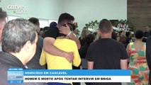 Sepultamento de Rafael Lustosa é realizado no Cemitério Central de Cascavel