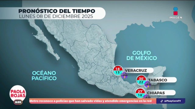 dpc s | Pronóstico del Tiempo 8 de dicimebre de 2025 | DPC con Paola Rojas