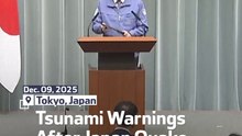 Tsunami Warnings After Japan Quake