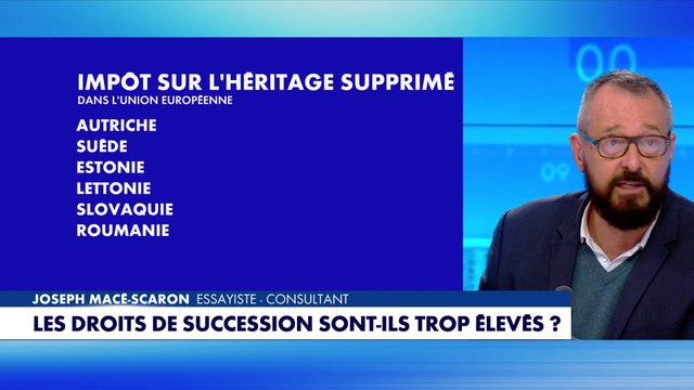 Joseph Macé-Scaron sur les droits de succession italiens et français