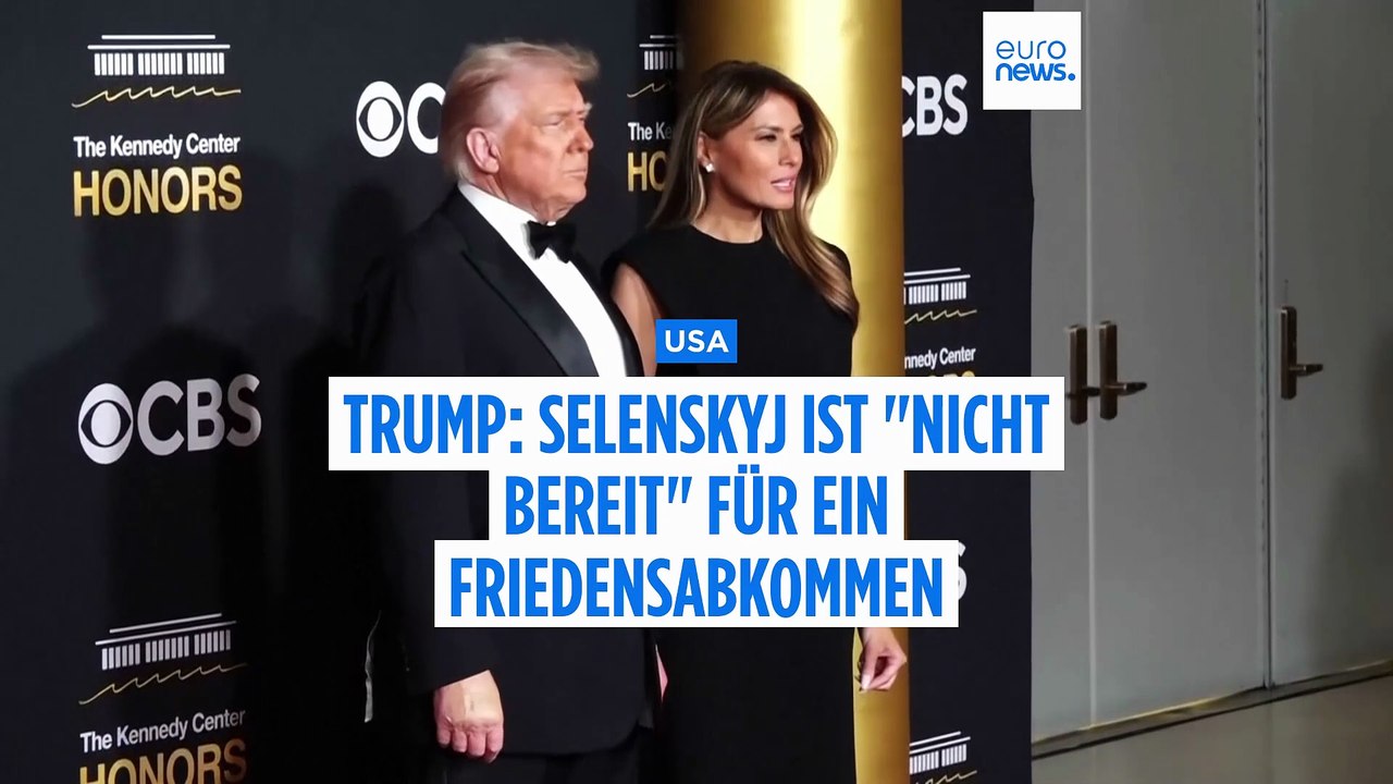 Trump: Selenskyj 'nicht bereit', das Friedensabkommen zu unterzeichnen