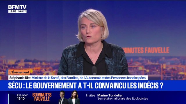 Budget de la Sécu: Il y a encore des discussions techniques , déclare Stéphanie Rist, ministre de la Santé