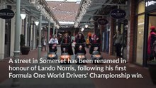 Somerset street renamed after Lando Norris, following F1 win