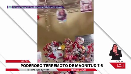 Tsunami en Japón- Podría golpear la costa tras devastador sismo de magnitud 7,6