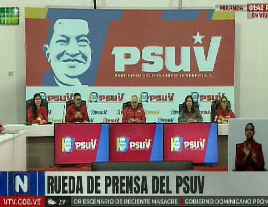 Sec. Gral. del PSUV Diosdado Cabello recordó el mensaje del pdte. Chávez que marcó la historia
