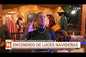 ENCENDIDO DE LUCES EN LA PLAZA