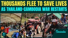 Thailand-Cambodia War Update: Thousands Flee as Fresh Strikes Hit Border Villages | Multiple Dead