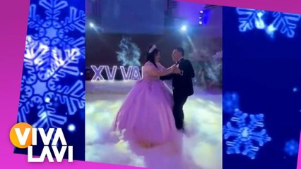 Ángel Castro festejó los XV años de su hija Valeria