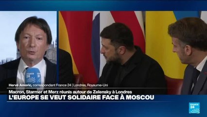 Macron, Starmer et Merz réunis autour de Zelensky à Londres